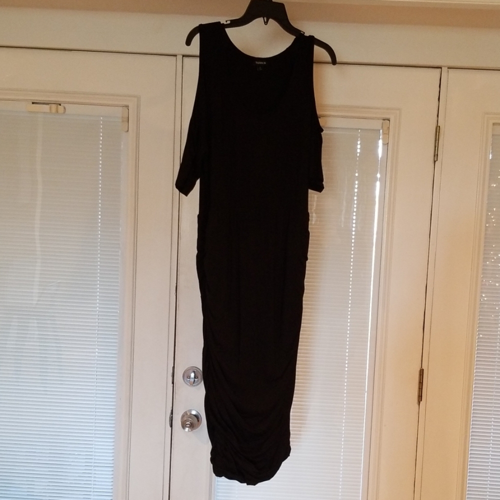 Torrid Cold Shoulder Fitted dress